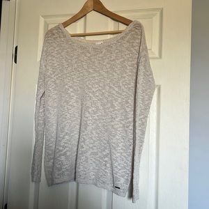 Lightweight woven summer sweater semi sheer